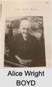 Alice Wright BOYD