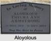 Aloyolous Thelma "Ann" INGRAM