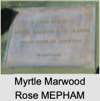 Myrtle Marwood Rose MEPHAM