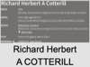 Richard Herbert A COTTERILL