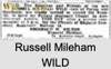 Russell Mileham WILD