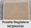 Rosetta Magdalene MCMAHON