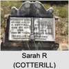 Sarah R (COTTERILL)