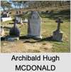 Archibald Hugh MCDONALD