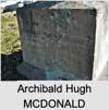 Archibald Hugh MCDONALD