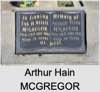 Arthur Hain MCGREGOR