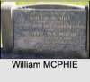 William MCPHIE