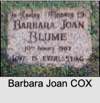Barbara Joan COX