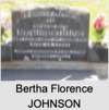Bertha Florence JOHNSON