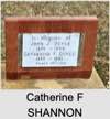 Catherine F SHANNON