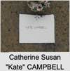 Catherine Susan "Kate" CAMPBELL