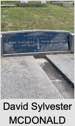 David Sylvester MCDONALD