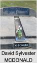 David Sylvester MCDONALD