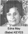 Edna May (Babe) KEYES