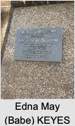 Edna May (Babe) KEYES