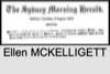 Ellen MCKELLIGETT