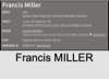 Francis MILLER