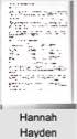 Hannah Johanna HAYDEN