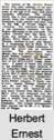 Herbert Ernest STEAD