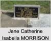Jane Catherine Isabella MORRISON