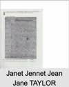 Janet Jennet Jean Jane TAYLOR