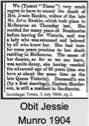 Jessie MUNRO