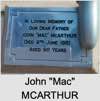 John "Mac" MCARTHUR