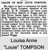 Louisa Anne "Louie" TOMPSON