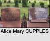 Alice Mary CUPPLES