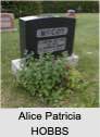 Alice Patricia HOBBS