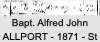 Alfred John ALLPORT