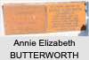 Annie Elizabeth BUTTERWORTH