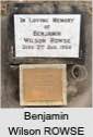 Benjamin Wilson ROWSE