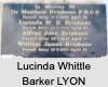 Lucinda Whittle Barker LYON
