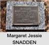 Margaret Jessie SNADDEN