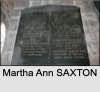 Martha Ann SAXTON