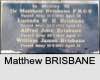 Matthew BRISBANE