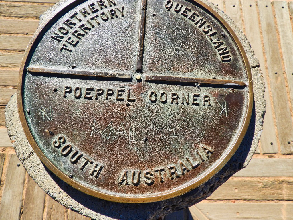 Poeppel Corner plaque